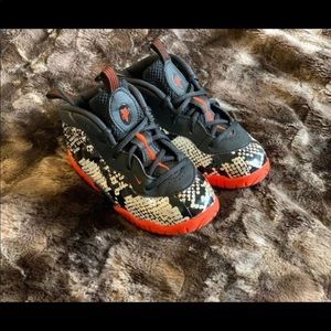 Nike Little Foam Posite One Albino Snake Skin 9C